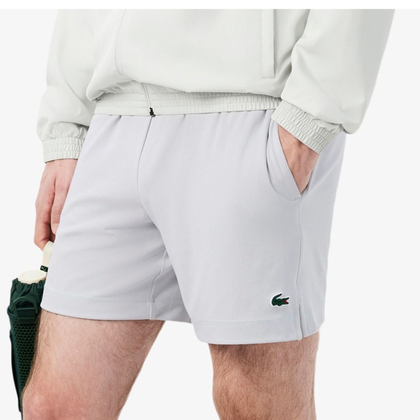 Shorts Padel Hombre Lacoste Ultra Dry 7in Shorts  Gris GH013869X