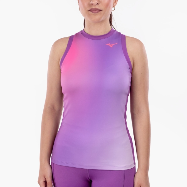 Women's Padel Tank Mizuno Performance Tank  Dahlia 62GAD70167
