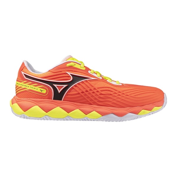 Zapatillas Padel Hombre Mizuno Wave Enforce Tour 2 Padel  Lava Orange/White/Yellow Jasper 61GB260554