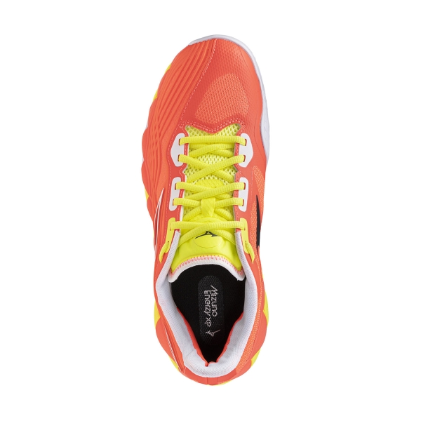 Mizuno Wave Enforce Tour 2 Padel - Lava Orange/White/Yellow Jasper