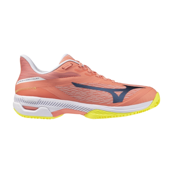 Zapatillas Padel Mujer Mizuno Wave Exceed Court Padel  Desert Flower/Wild Wind/Yellow Jasper 61GB262355