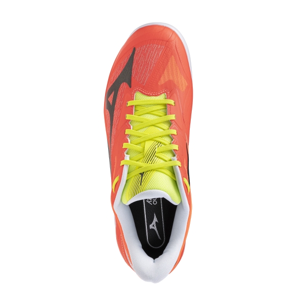 Mizuno Wave Exceed Court Padel - Lava Orange/Black Oyster/Yellow Jasper