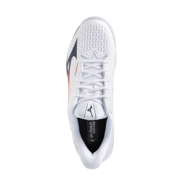 Mizuno Wave Exceed Tour 7 Clay - White/Insignia Blue/Orange