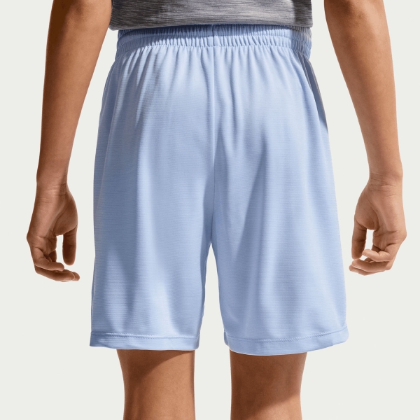 Nike Dri-FIT 5in Shorts Niños - Hydrogen Blue/Royal Pulse/Heather/White