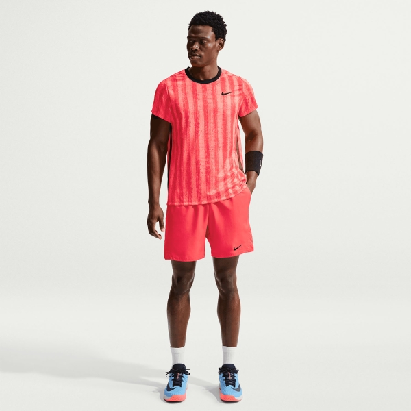 Nike Court Dri-FIT Victory 7in Shorts - Bright Crimson/Black