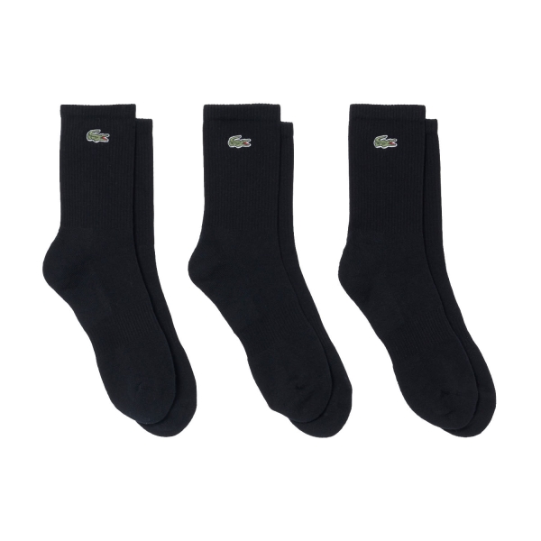 Calcetines Padel Lacoste Crew x 3 Calcetines  Noir RA9192031