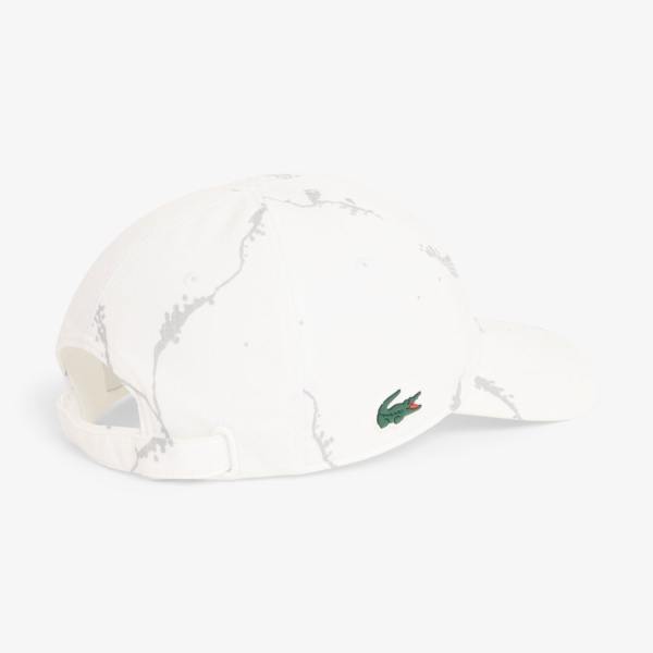 Lacoste Reflective Print Gorra - Blanc
