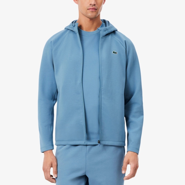 Maglia e Felpa Padel Uomo Lacoste Stretch Felpa  Bleu SH015257I