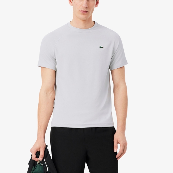 Men's T-Shirt Padel Lacoste Ultra Dry Stretch TShirt  Gris TH017469X