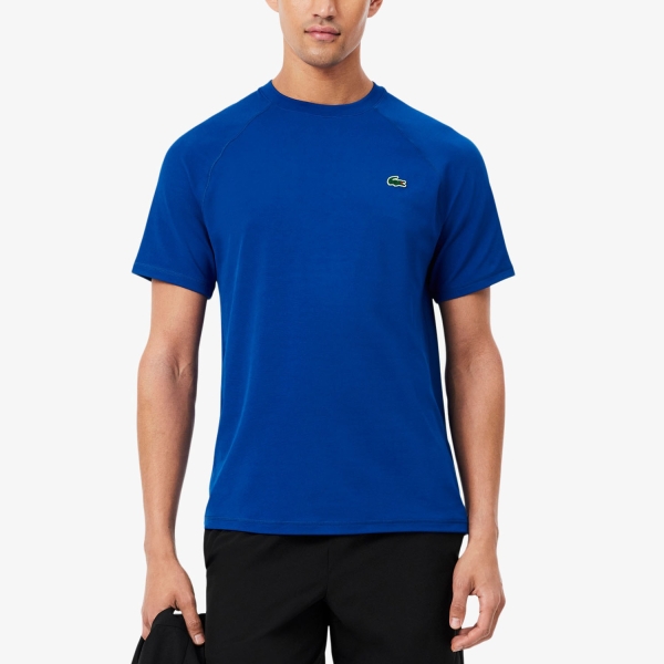 Maglietta Padel Uomo Lacoste Ultra Dry Stretch Maglietta  Bleu TH0174JQ0