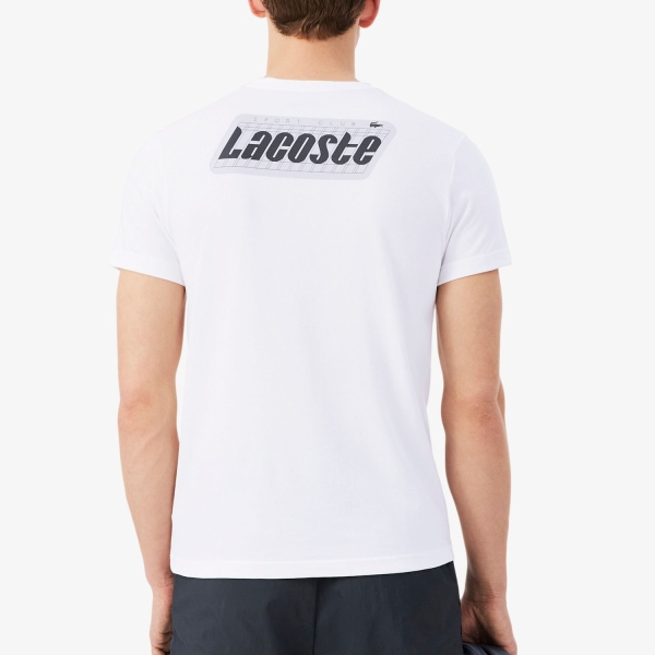 Lacoste Graphic Logo T-Shirt - Blanc