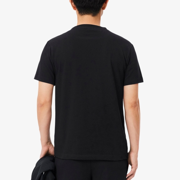 Lacoste Printed Graphic Camiseta - Noir/Blanc
