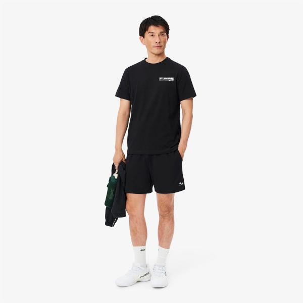 Lacoste Printed Graphic Camiseta - Noir/Blanc