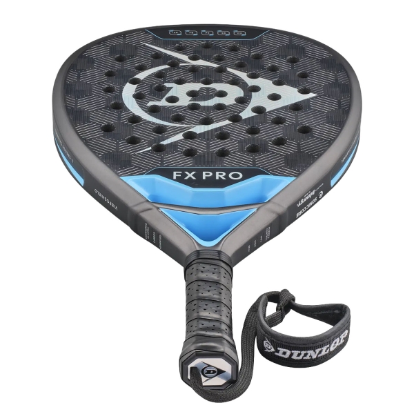 Dunlop FX PRO Padel - Neon Cyan/Rainbow Foil/Black/White