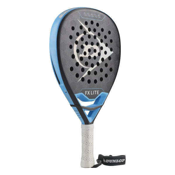 Dunlop FX LITE Padel - Neon Cyan/Rainbow Foil/Black/Gun Metal/White