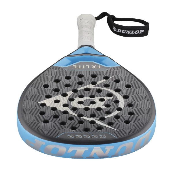 Dunlop FX LITE Padel - Neon Cyan/Rainbow Foil/Black/Gun Metal/White