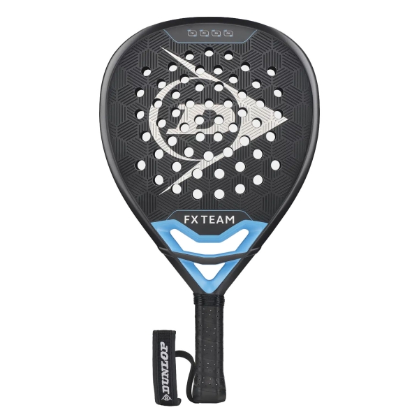 Dunlop FX TEAM Padel - Neon Cyan/Silver Foil/Black/White