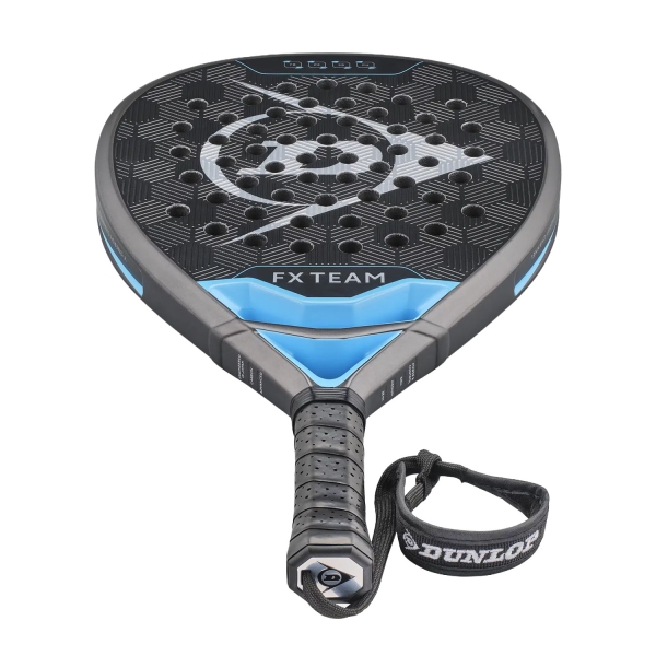 Dunlop FX TEAM Padel - Neon Cyan/Silver Foil/Black/White