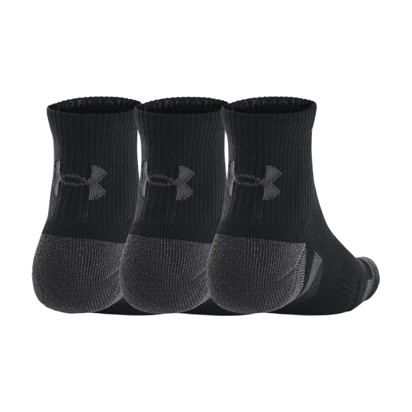 Under Armour Performance Tech Quarter x 3 Calcetines - Ultimate Black/Jet Gray
