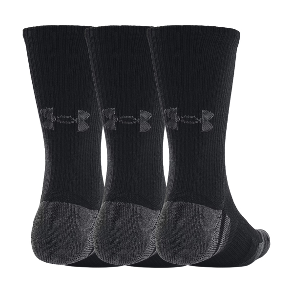 Under Armour Performance Tech Pro Crew x 3 Calze - Ultimate Black/Jet Gray