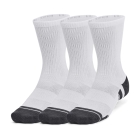 Under Armour Performance Tech Pro Crew x 3 Calze - White/Jet Gray