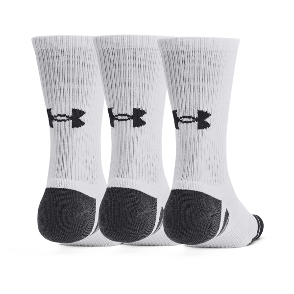 Under Armour Performance Tech Pro Crew x 3 Calze - White/Jet Gray