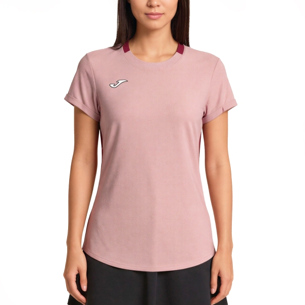 Women's Padel T-Shirt and Polo Joma Smash Pro TShirt  Pink 902899.548