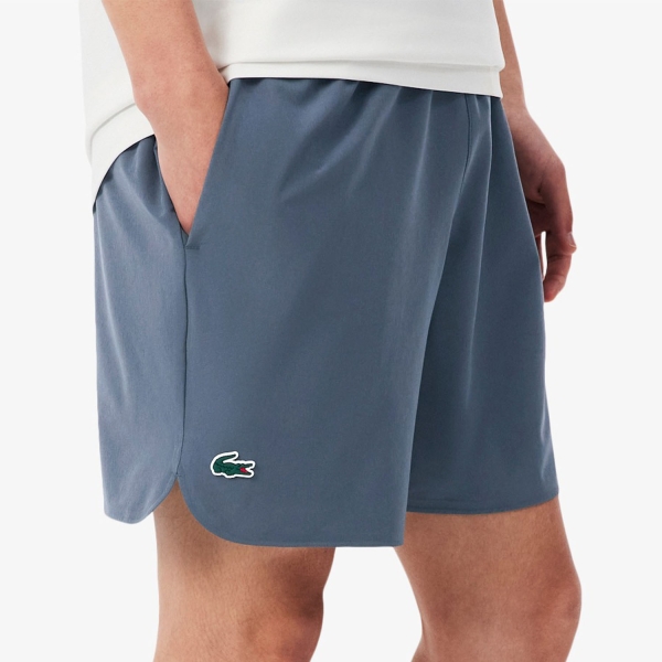 Pantaloncino Padel Uomo Lacoste X Novak Djokovic 7in Pantaloncini  Gris GH09227EZ