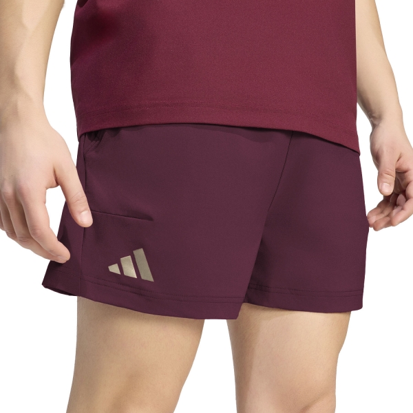Men's Padel Shorts adidas CLIMACOOL 2 in 1 3.5in Shorts  Maroon KR0488