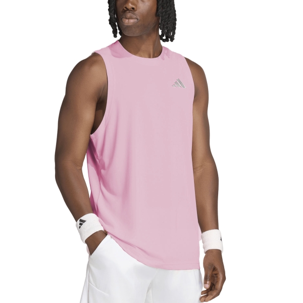 Men's T-Shirt Padel adidas CLIMACOOL+ Tank  Distilled Pink KU6047