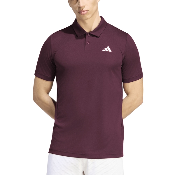 Men's Padel Polo adidas Climacool Club Polo  Maroon KS8316
