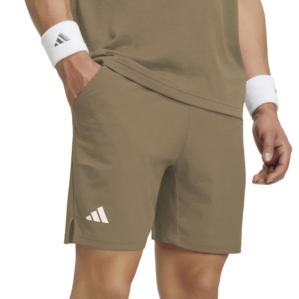 Pantaloncino Padel Uomo adidas Climacool Ergo 7in Pantaloncini  Khaki Six KR0509