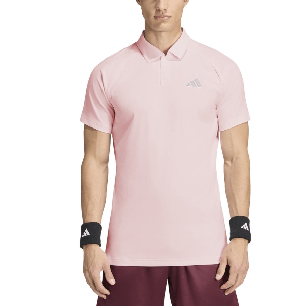 Men's Padel Polo adidas CLIMACOOL+ Pro Freelift Polo  Distilled Pink KF7394