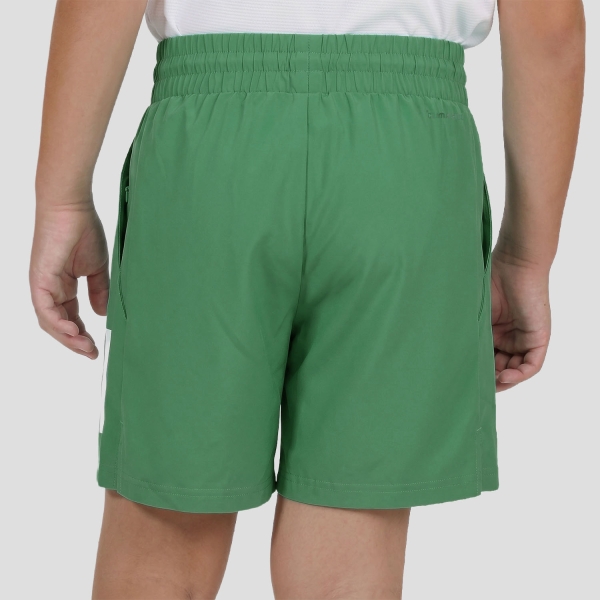 adidas Club 3 Stripes 5in Shorts Boy - Semi Court Green