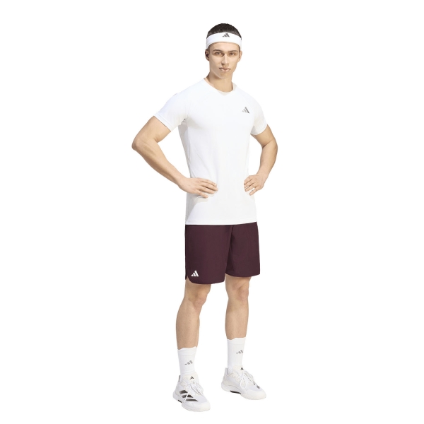 adidas Club CLIMACOOL 7in Shorts - Maroon