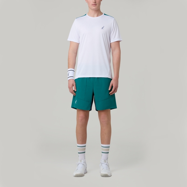 Australian Court T-Shirt - Bianco/Verde
