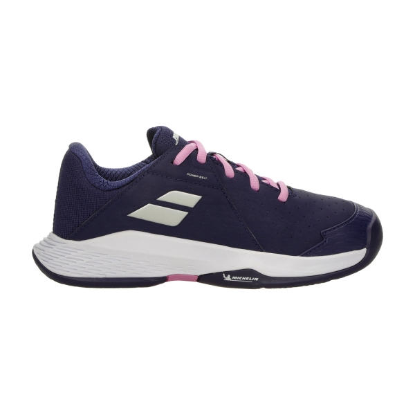 Junior's Padel Shoes Babolat Propulse 3 All Court Junior  Dark Purple/Silver 33JF26884A5186