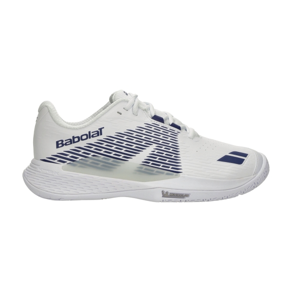 Scarpe Padel Uomo Babolat Propulse Storm All Court  White/Dark Blue 30F26442A1069