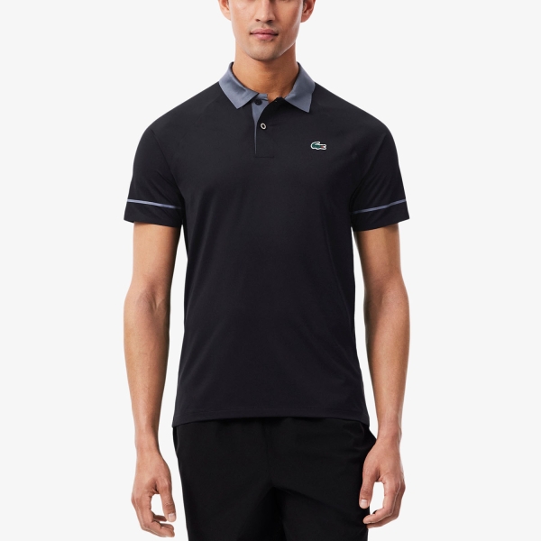 Polo Padel Hombre Lacoste X Novak Djokovic On Court Polo  Noir/Gris DH6809ZDQ