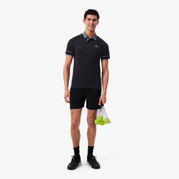 Lacoste X Novak Djokovic On Court Polo - Noir/Gris
