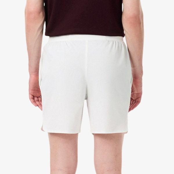 Lacoste X Novak Djokovic 7in Pantaloncini - Blanc