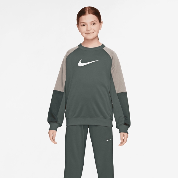 Chándale y Sudadera Padel Niño Nike Sportswear Chandal Ninos  Camo Green/Moon Particle/White HQ9317303