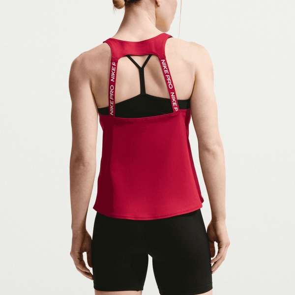 Nike Pro Tank - Tough Red/White