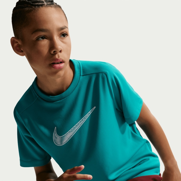 Nike Multi Swoosh Camiseta Niño - Energy/White