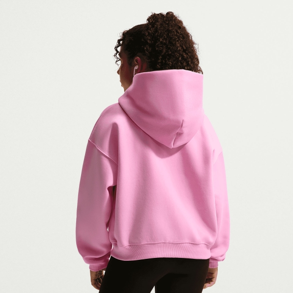 Nike Studio Fleece Sudadera Niña - Pink Rise/White