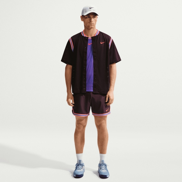 Nike Court Slam Carlos Jacket - Burgundy Ash/Bright Crimson