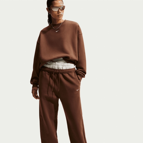 Nike Studio Fleece Pants - Cacao Wow/Sail