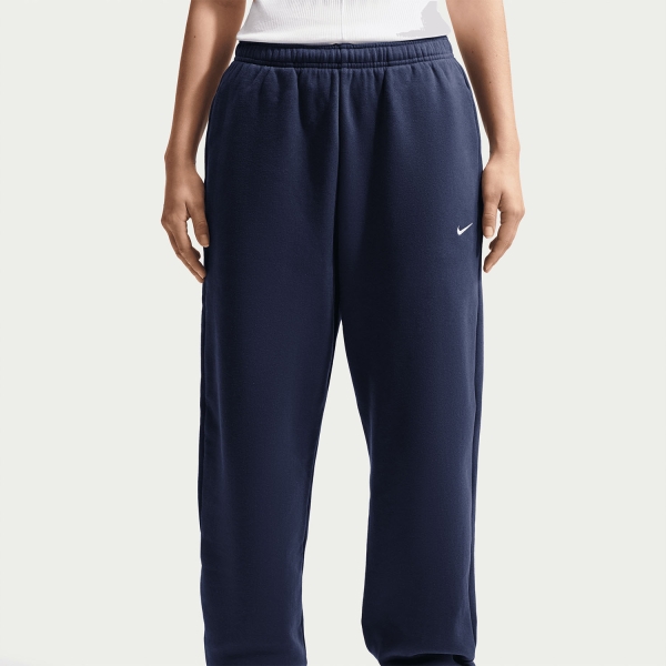 Nike Studio Fleece Pants - Midnight Navy/Sail