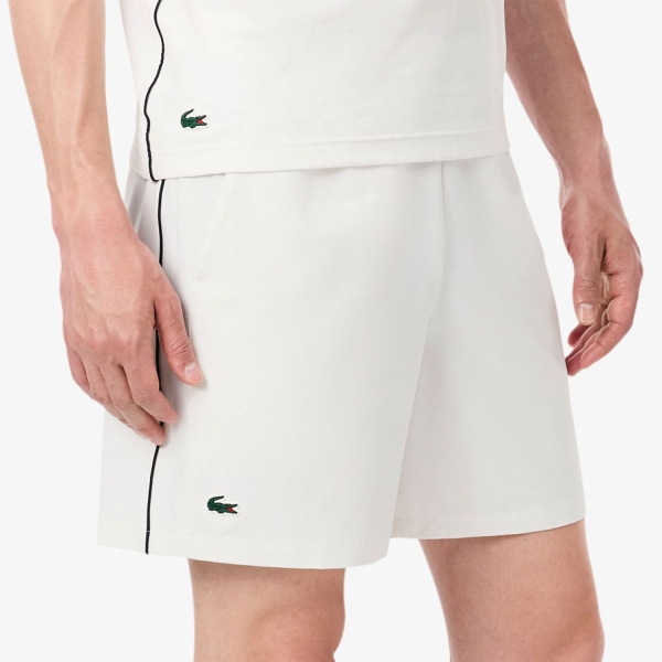 Men's Padel Shorts Lacoste Heritage 6.5in Shorts  Blanc GH692170V