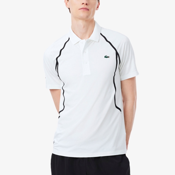Polo Padel Uomo Lacoste Ultra Dry X Daniil Medvedev Polo  Blanc DH6735001